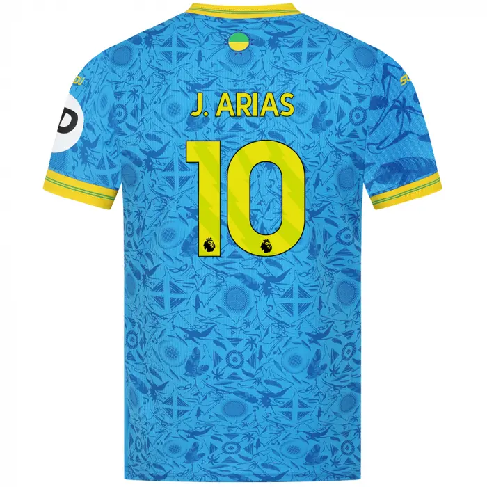 Wolverhampton Wanderers Store | Shop Official 2025-26 Wolves Pro Third Shirt – Adult J. ARIAS 10 Wolves Gear